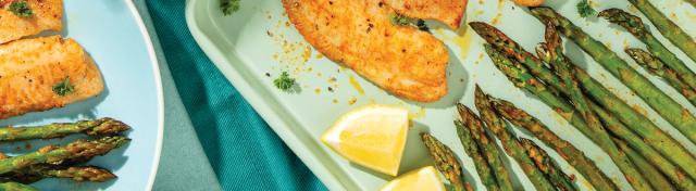 Sheet Pan Tilapia and Asparagus