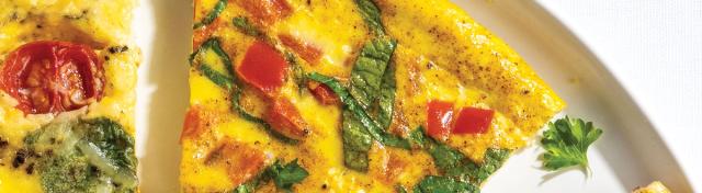 Bell Pepper-Basil Frittata