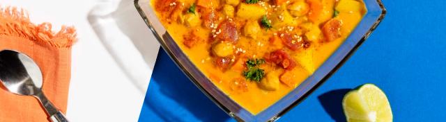 Caribbean Bean and Carrot Curry