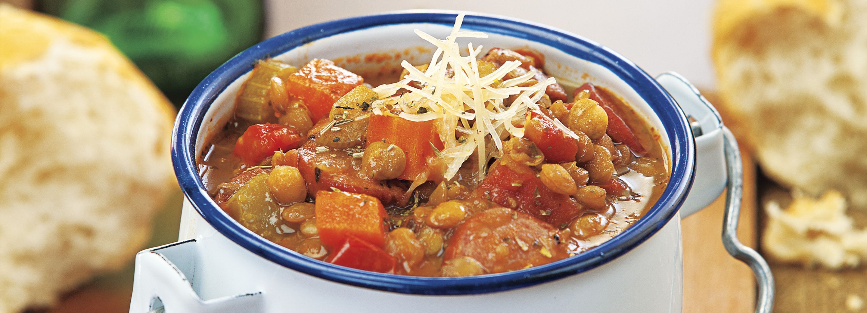 Turkey Sausage & Lentil Stew