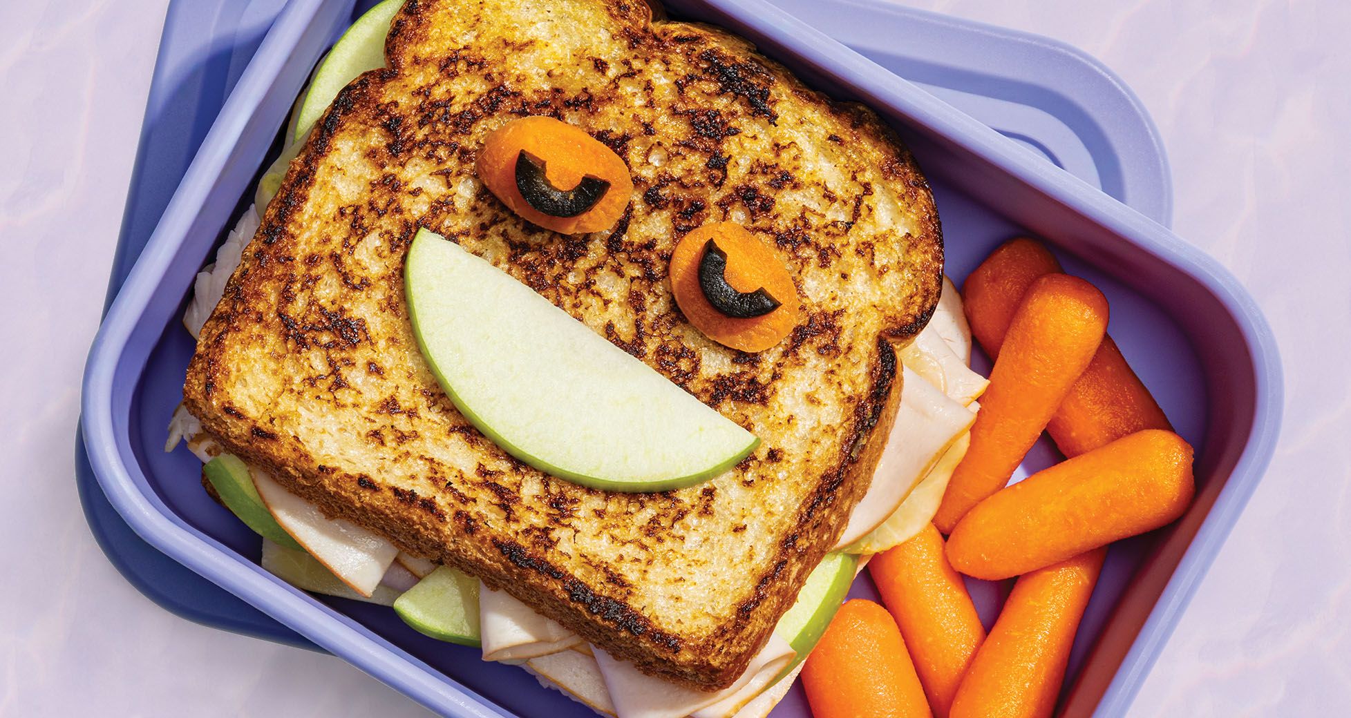 Smiley Apple-Turkey Melt