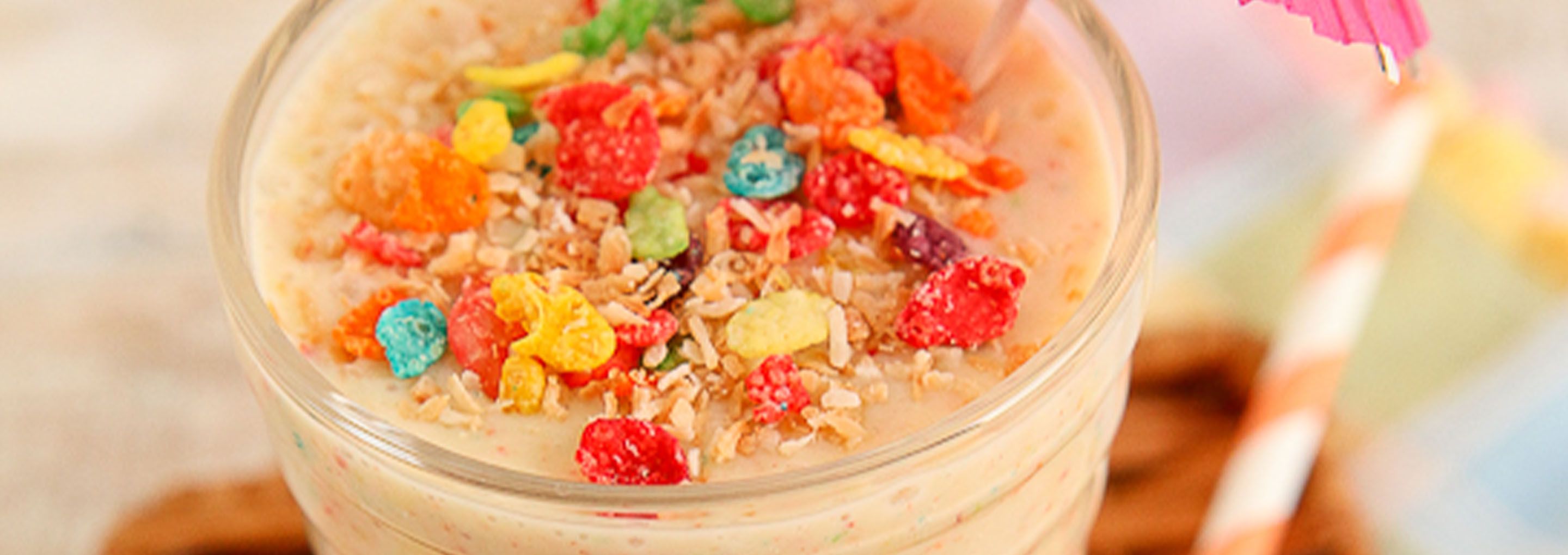 Fruity PEBBLES™ Tropical Crunch Smoothie | Schnucks