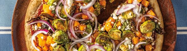 Brussels and Butternut Pizza