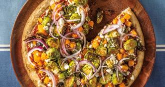 Brussels and Butternut Pizza