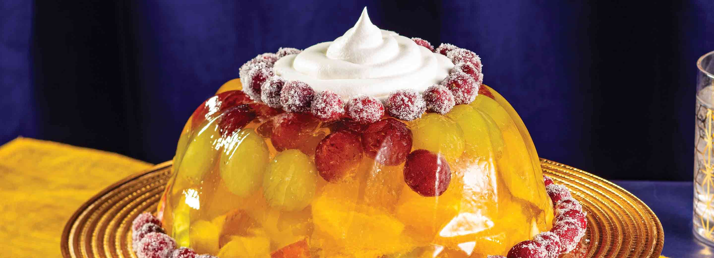 Boozy Gelatin Fruit Salad