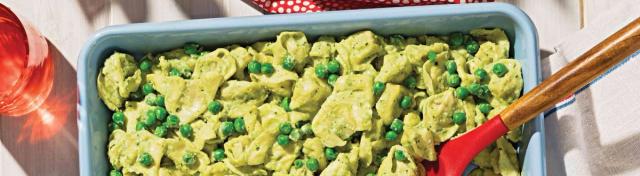 Pesto Pea Tortellini Salad
