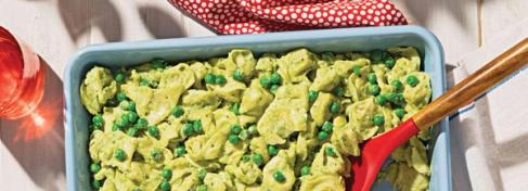 Pesto Pea Tortellini Salad