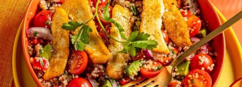 Halloumi & Avocado Quinoa Salad