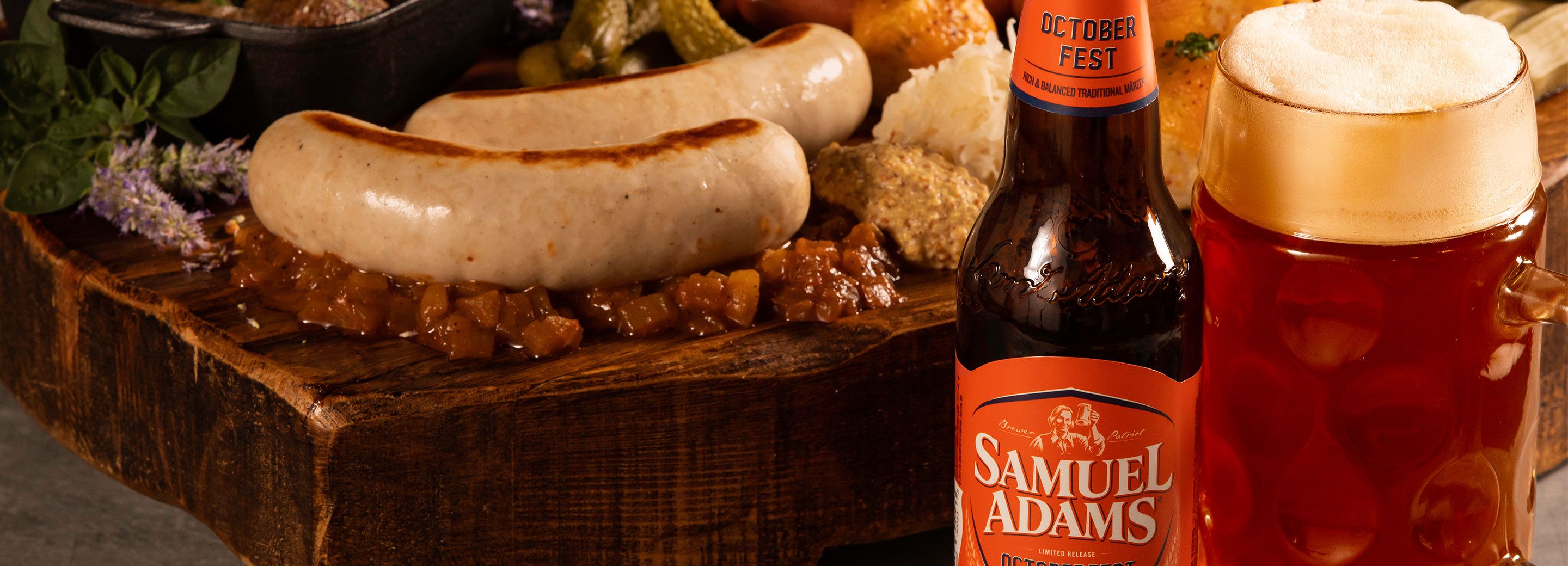 Sam Adams OctoberFest Boiled Brats