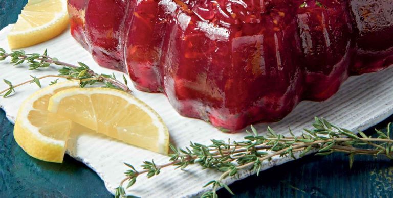 Lemon Thyme Cranberry Sauce