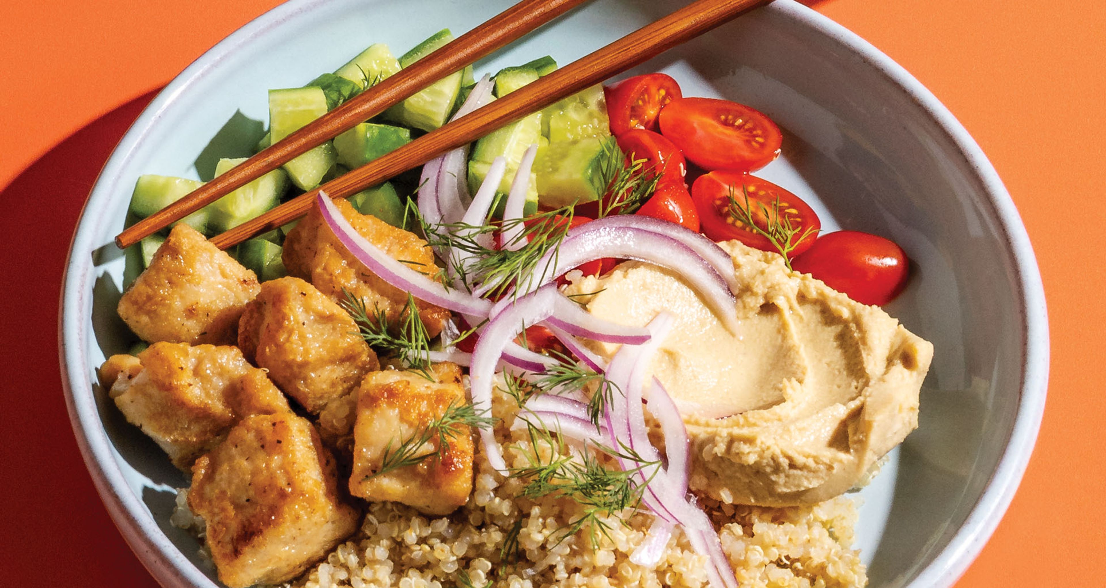 Easy Greek Chicken Bowls