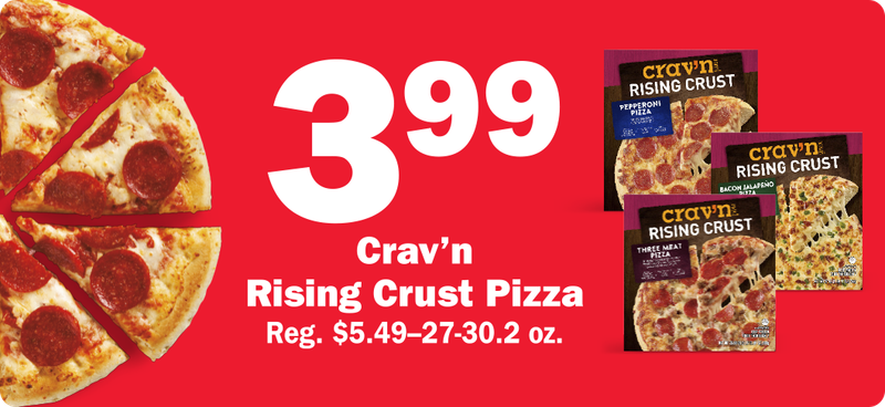 Crav'n rising crust pizza