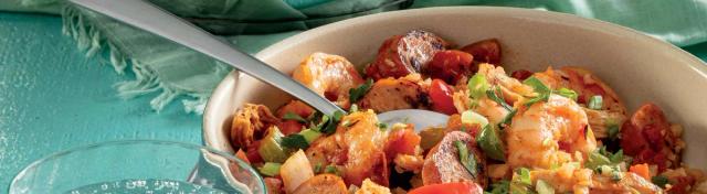 Jambalaya with Cauliflower Rice