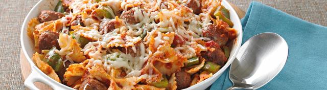 Italian Sausage and Pasta Bow Ties