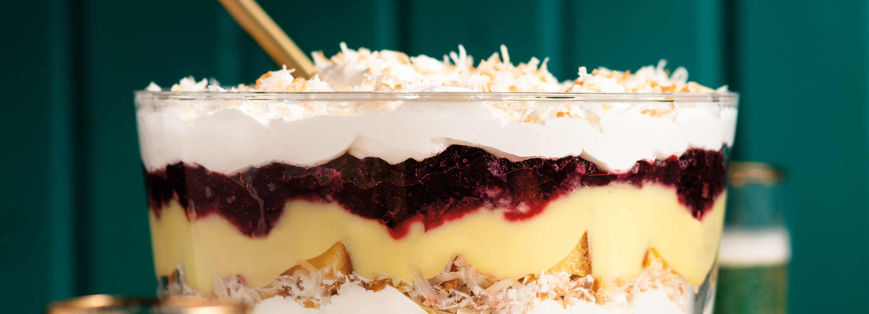 Cranberry Holiday Trifle
