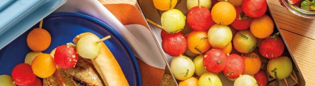 Melon Ball Skewers