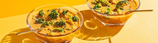 Broccoli Cauliflower Cheese Soup