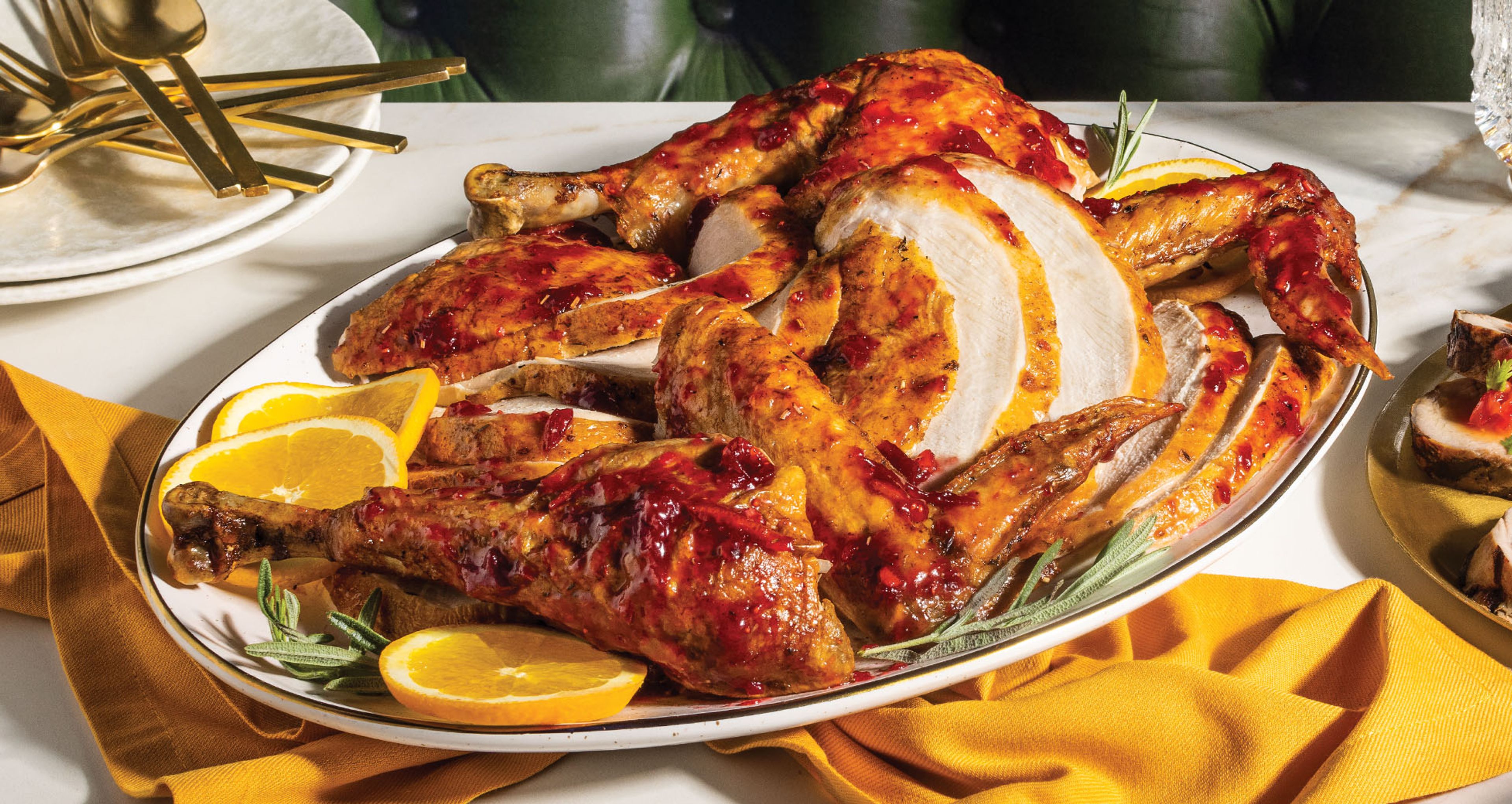 Cranberry-Orange Glazed Turkey