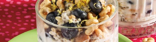 Blueberry-Lemon Overnight Oats