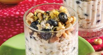 Blueberry-Lemon Overnight Oats