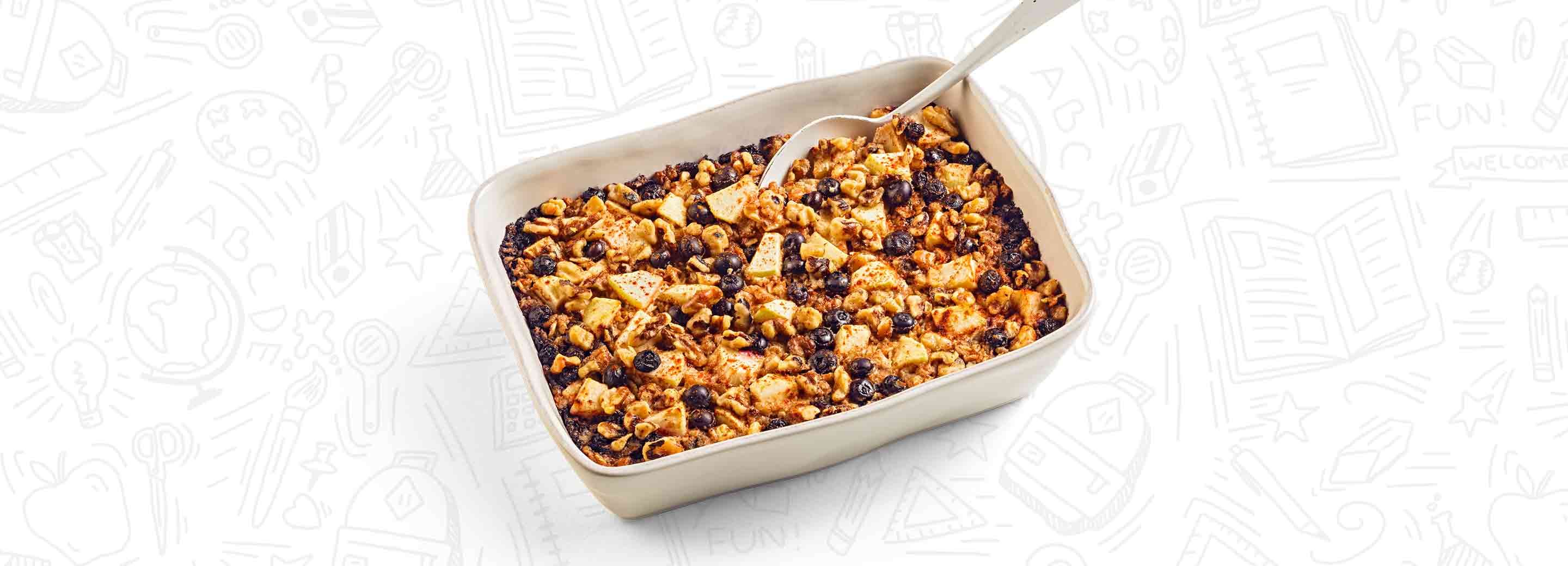 Blueberry Walnut Baked Oatmeal