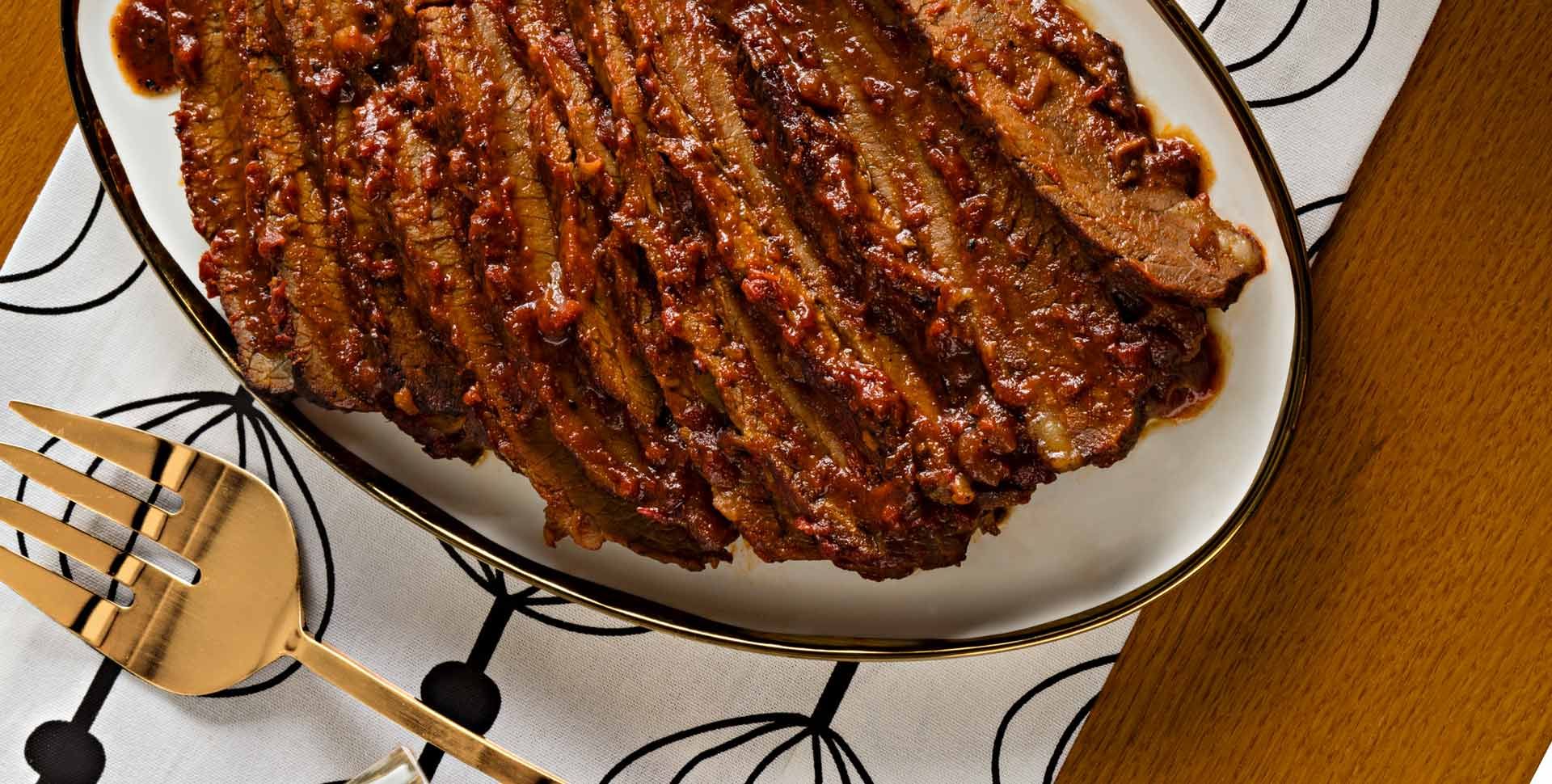 Smoky Tomato Braised Brisket