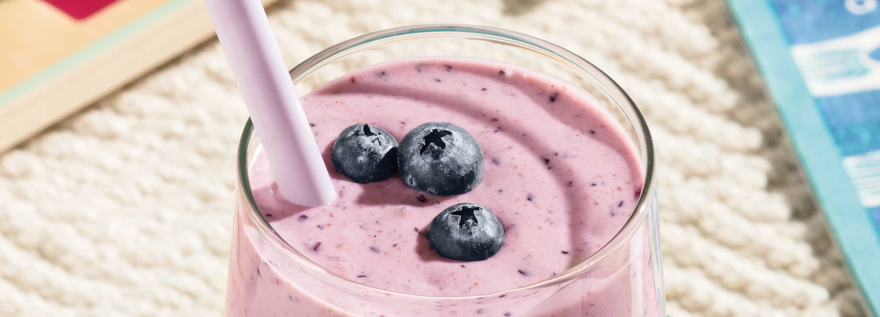 Peanut Butter & Blueberry Smoothie