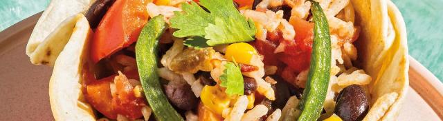 Cuban Black Bean and Rice Skillet