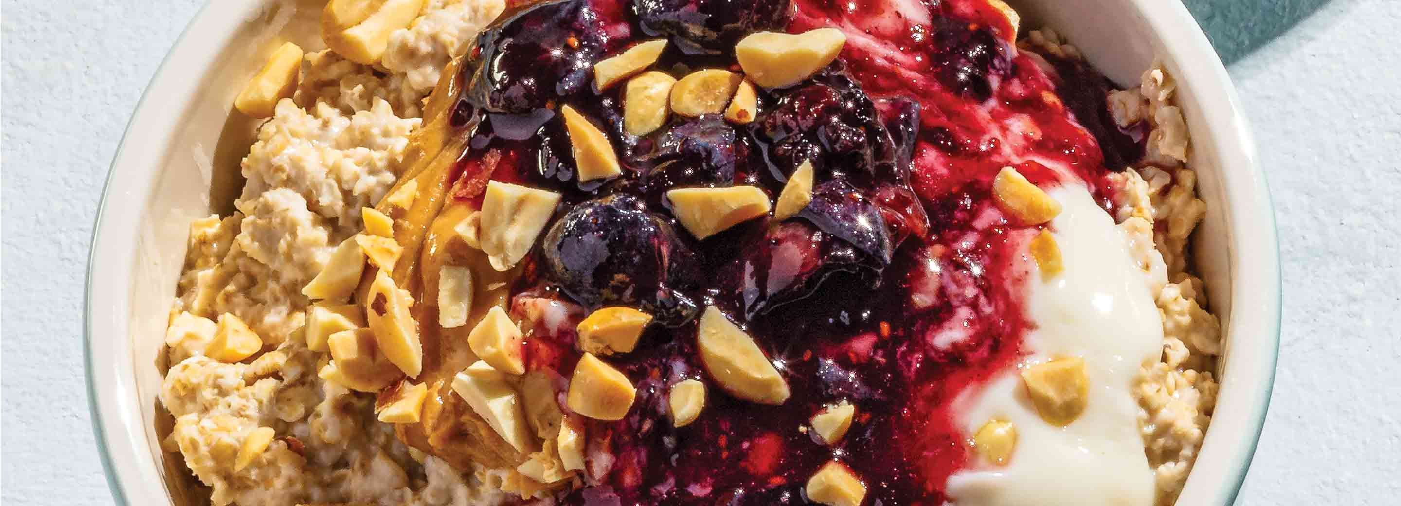PB&J Oatmeal