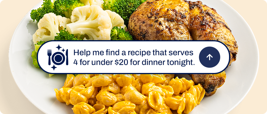 Help me find a recipe that serves 4 under $20 for dinner tonight.