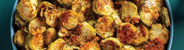 Parmesan Crusted Brussels Sprouts