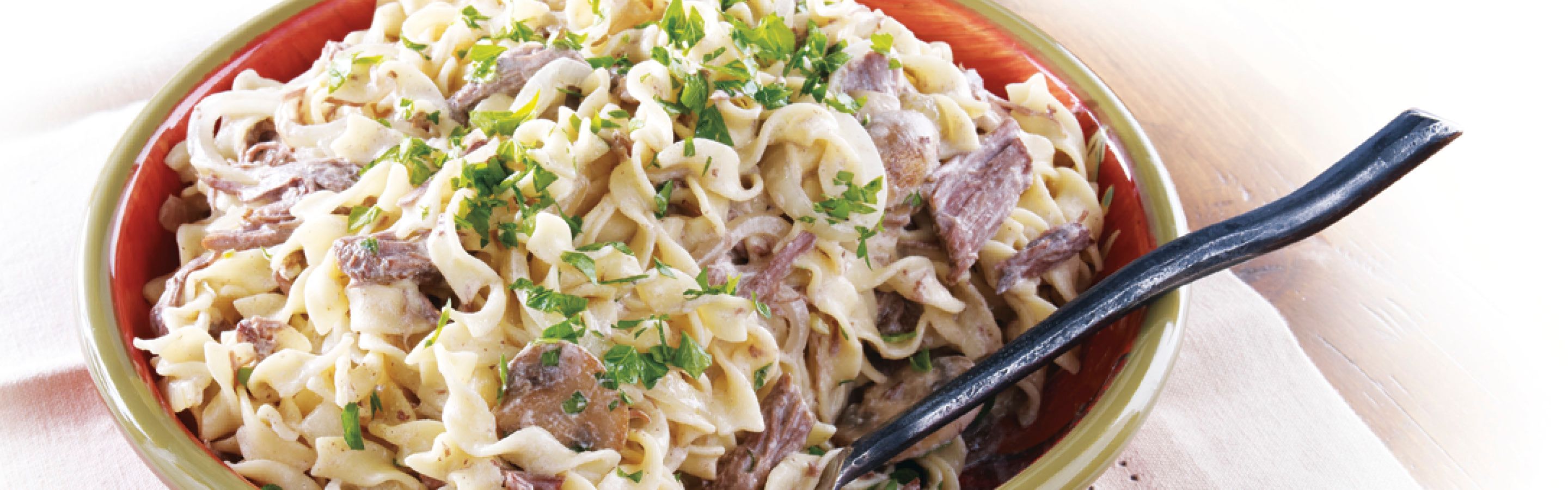 Shortcut Beef Stroganoff