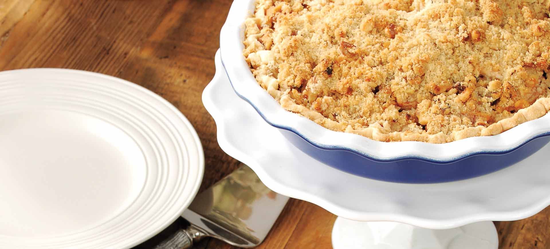 Apple Streusel Pie