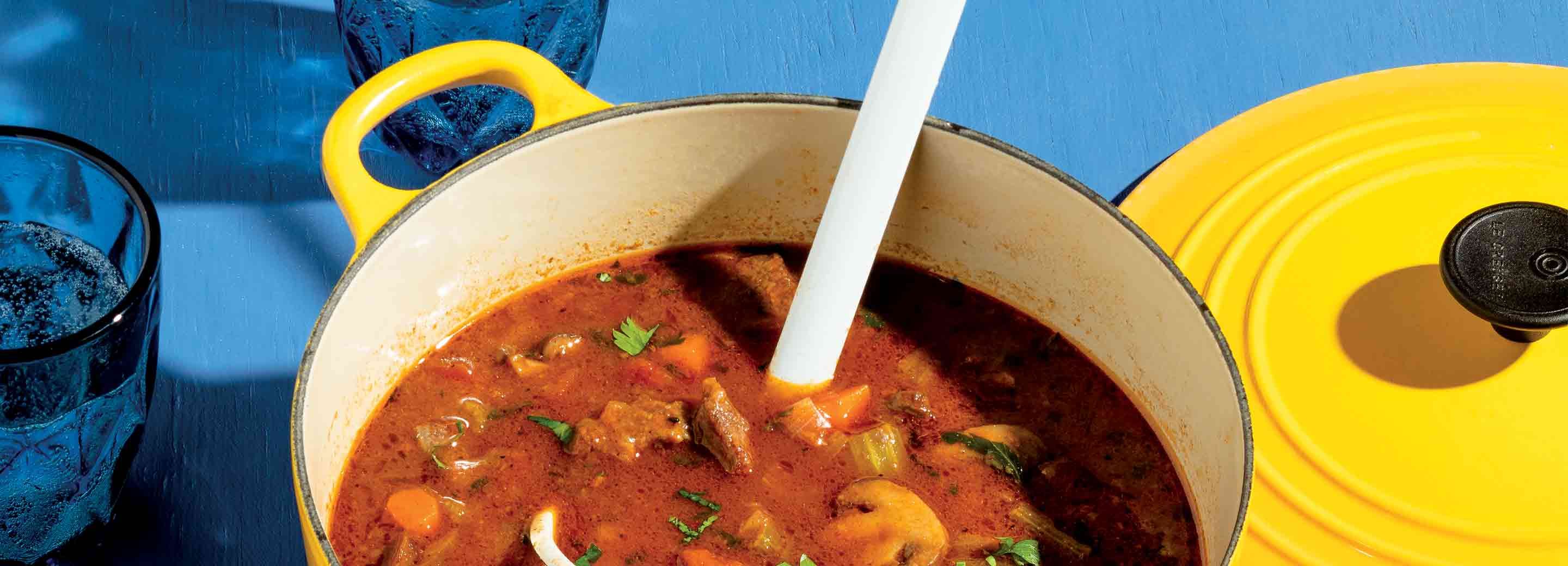 Lighter Beef Burgundy