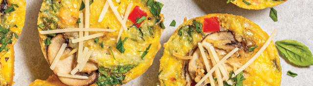 Garden Peppers & Mushroom Breakfast Egg Bites