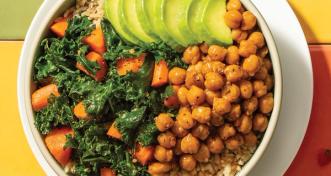 Peanut Chickpea Bowl