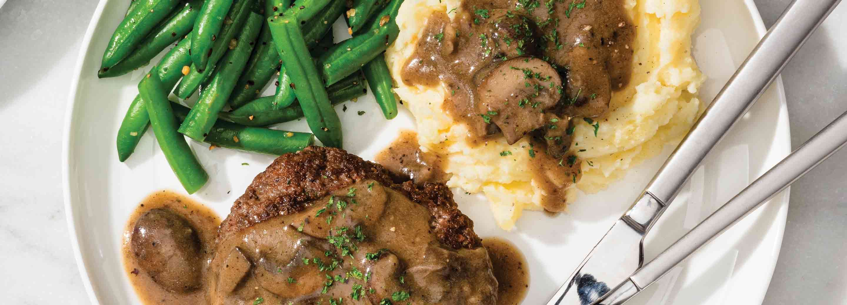 Chopped Steak Dinner