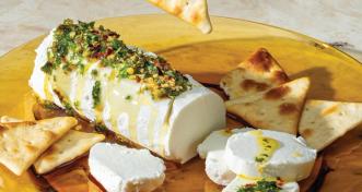 Garlic-Parsley Goat Cheese