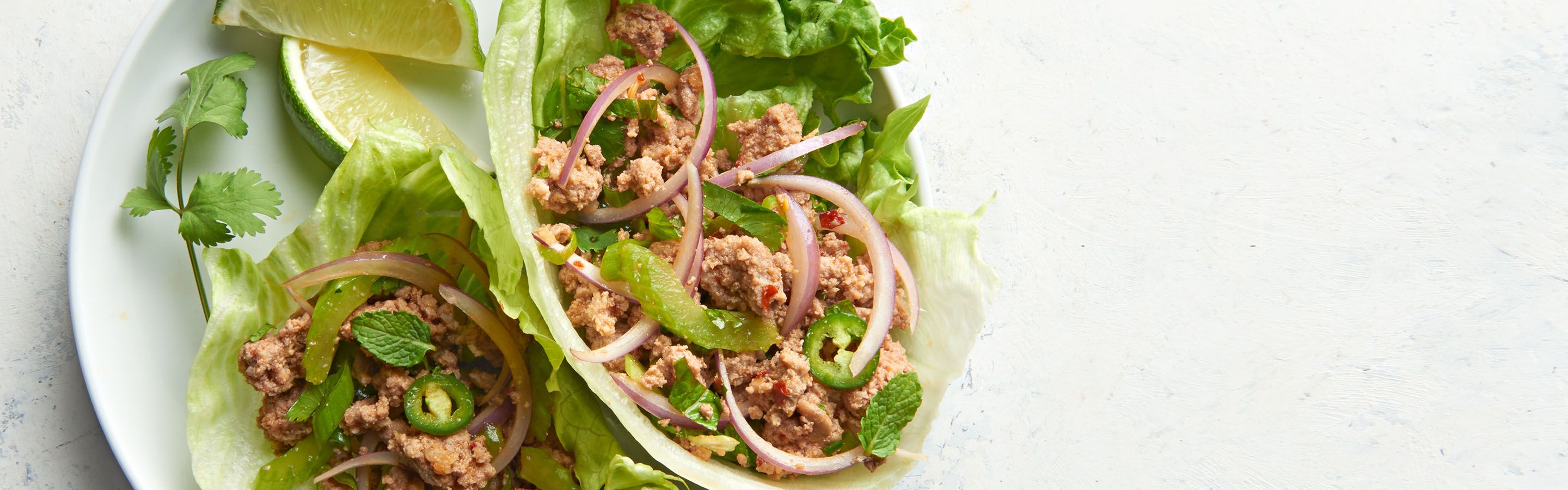 Spicy Thai Lettuce Wraps