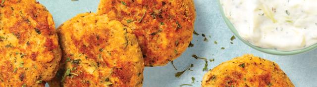 Greek-Inspired Salmon Cakes