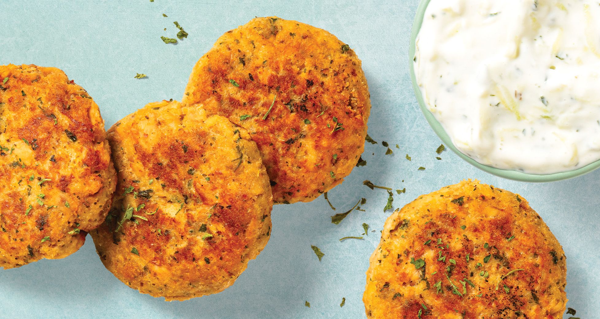 Greek-Inspired Salmon Cakes