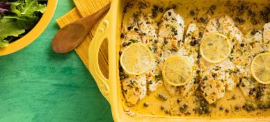 Lemon Parmesan Tilapia