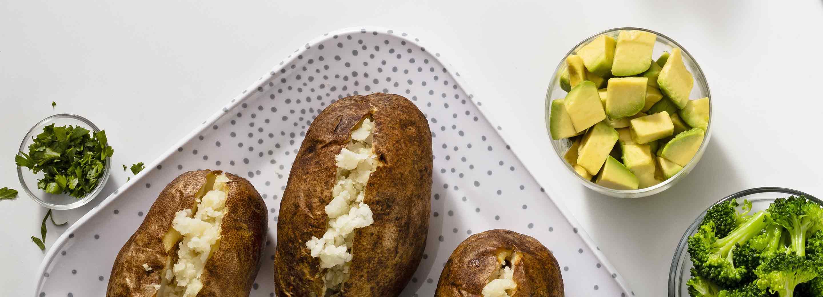 Veggie Loaded Baked Potatoes