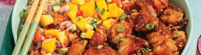 Honey-Ginger Salmon Bowl