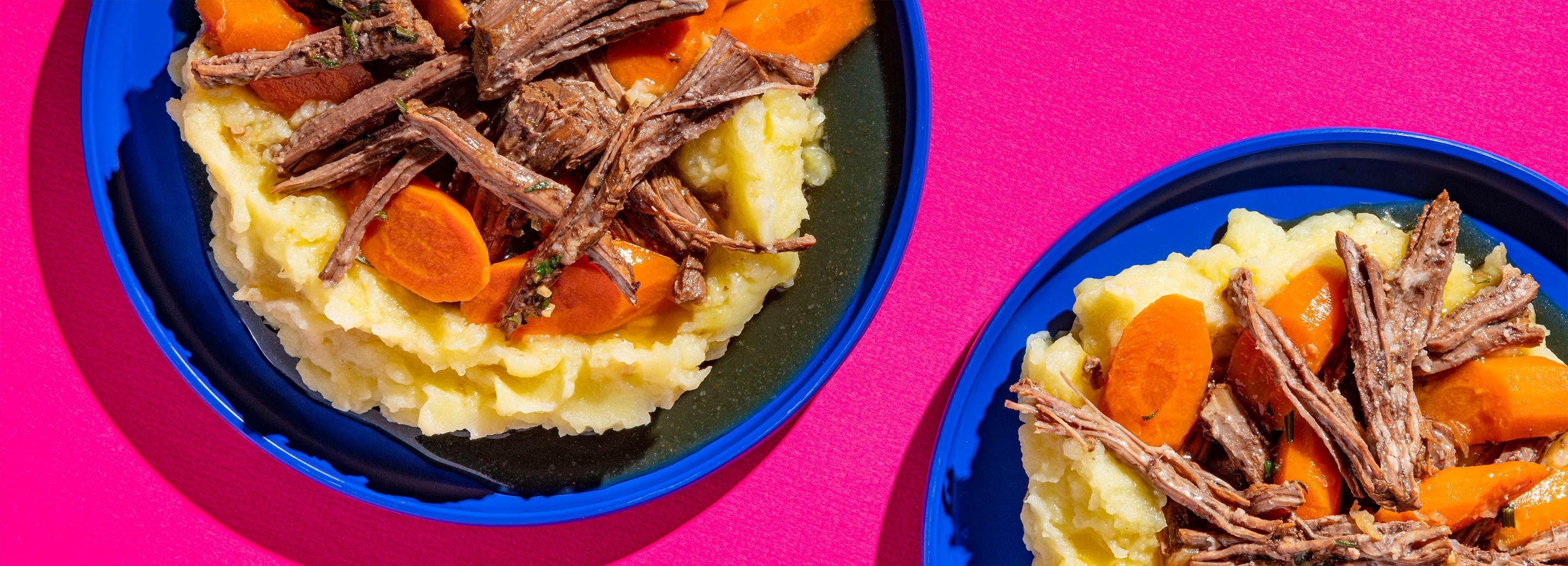 Slow-Cooker Pot Roast with Carrots and Potatoes