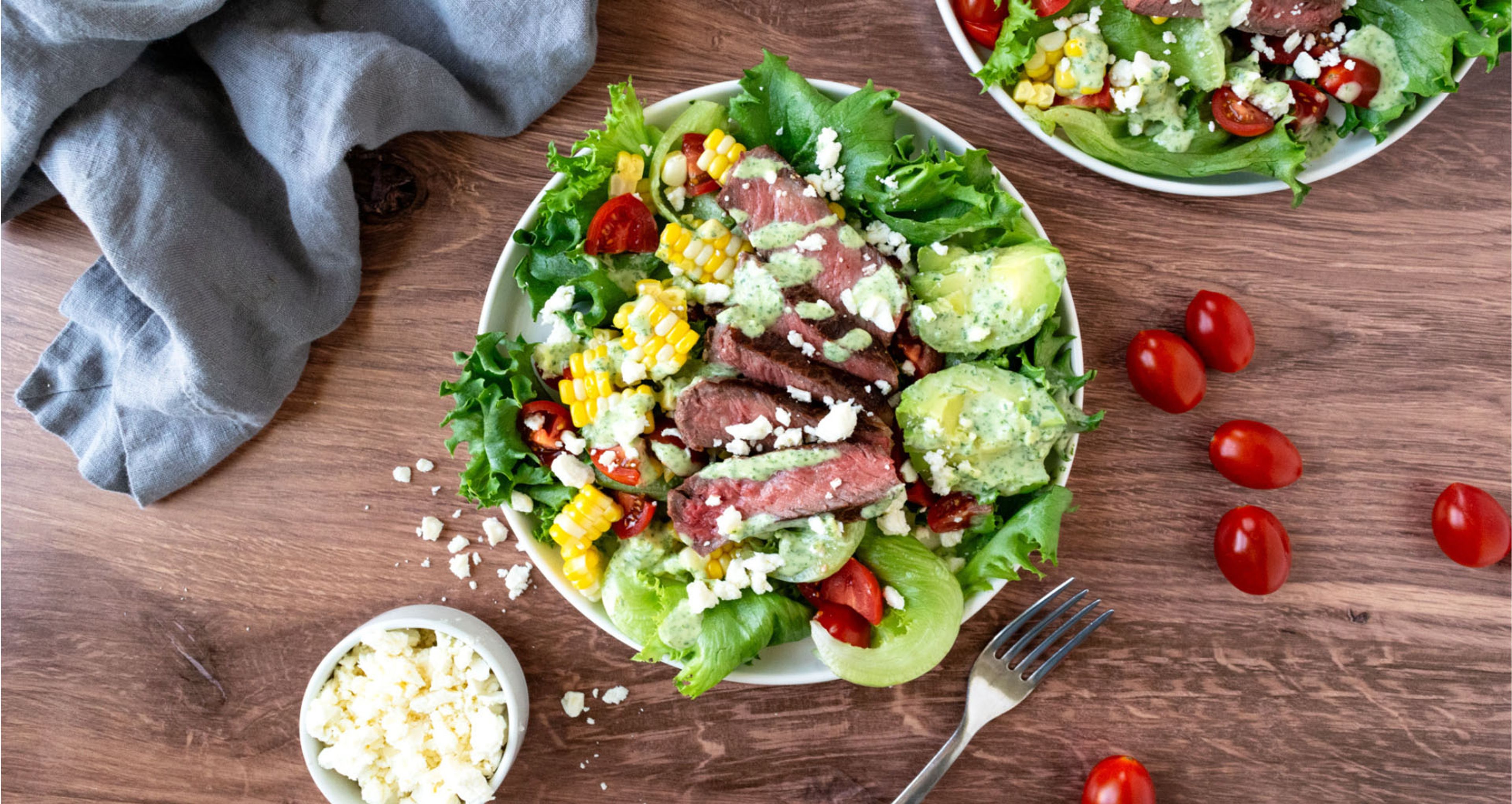 Cilantro Lime Steak Salad