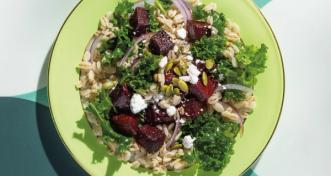 Roasted Beets and Barley Salad