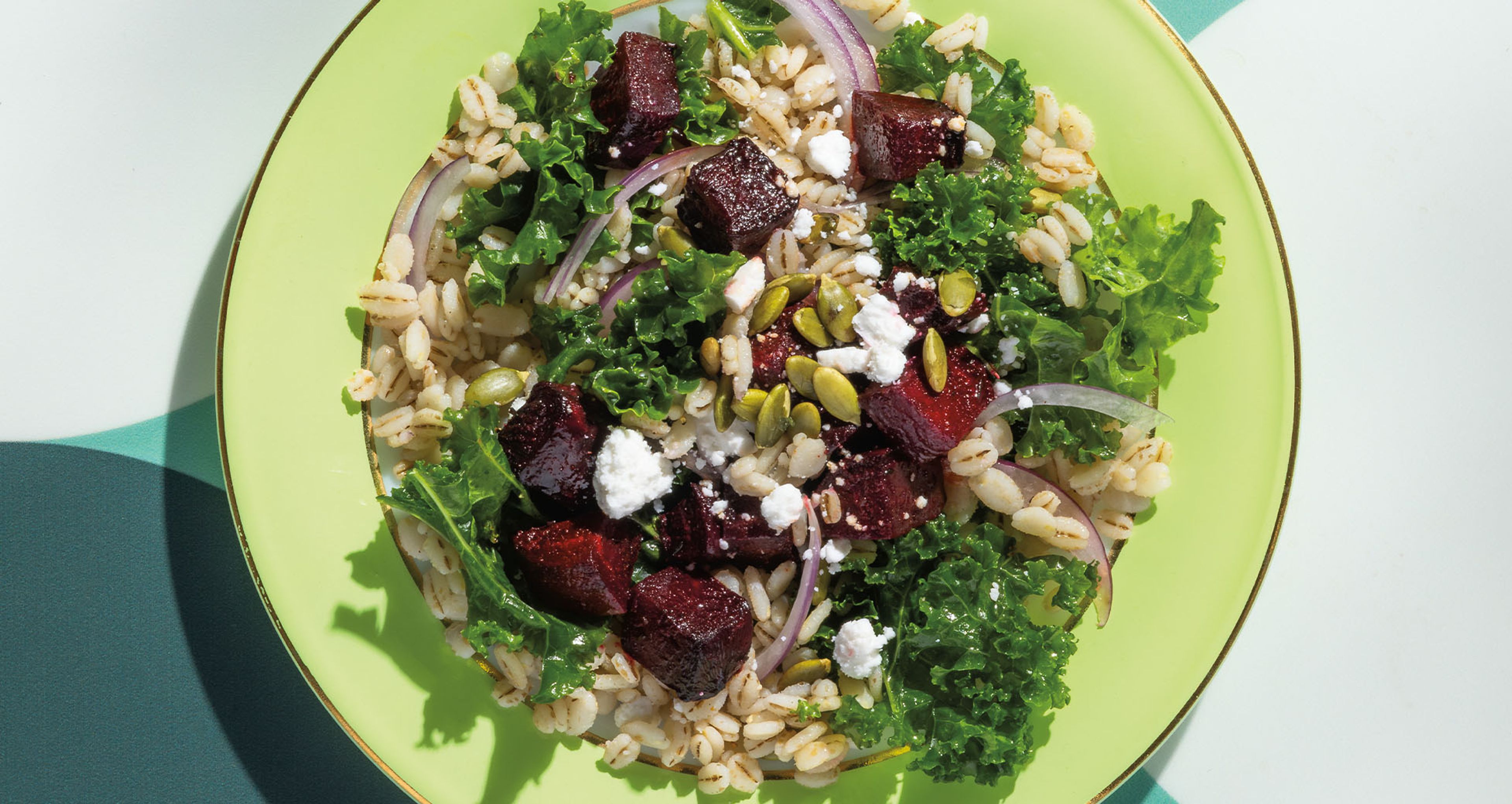 Roasted Beets and Barley Salad