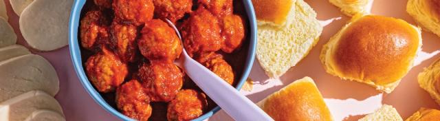 Simple Meatball Sliders