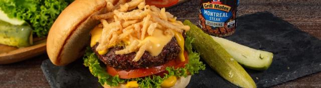 Zesty Montreal Steak Burger